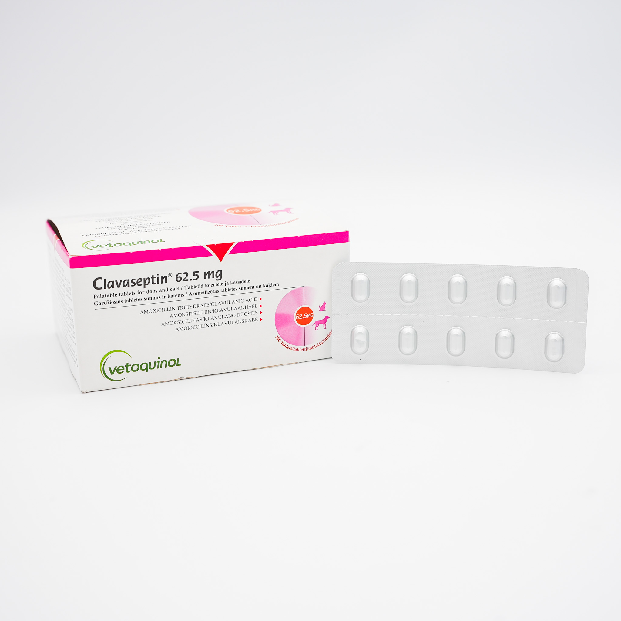 Clavaseptin 62.5mg by Vetoquinol