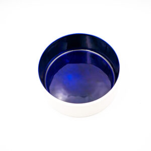 Blue/Cream Ceramic Bowl by Trixie