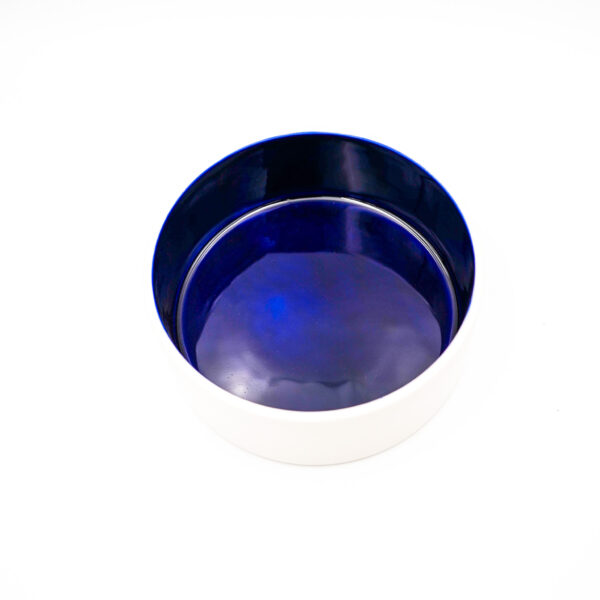 Blue/Cream Ceramic Bowl by Trixie