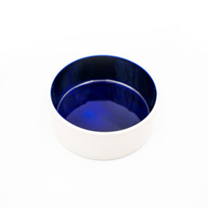 Blue/Cream Ceramic Bowl by Trixie