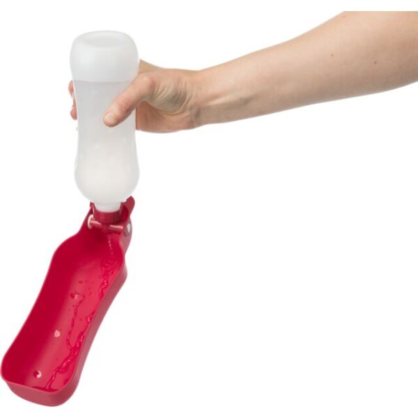 Plastic Bottle with Drinking Bowl by Trixie