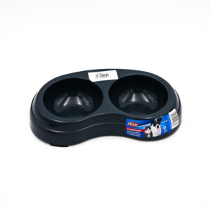 Plastic Double Bowl by Trixie