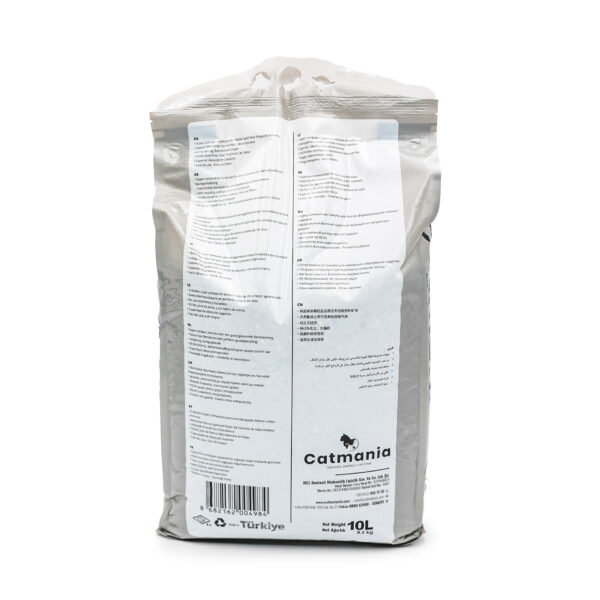 Premium White Cat Litter with Activated Carbon Grey