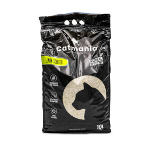 Premium White Cat Litter, Lemon Scented by Catmania