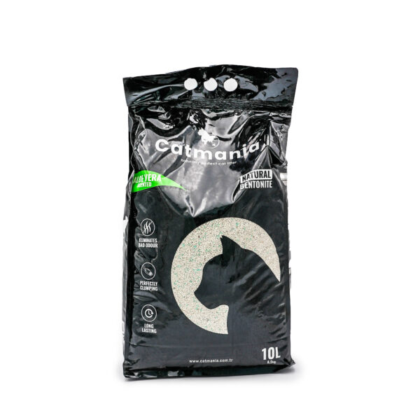 Premium White Cat Litter, Aloe Vera Scented by Catmania