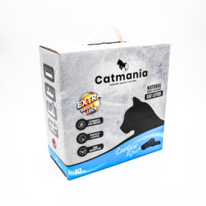 Premium White Cat Litter, Carbon Effect by Catmania