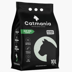 Premium White Cat Litter, Aloe Vera Scented by Catmania
