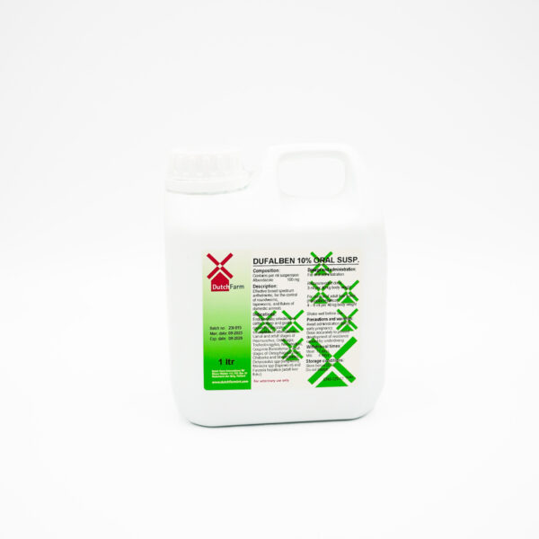 DUFALBEN 10% ORAL SUSP 1LTR - DUTCH