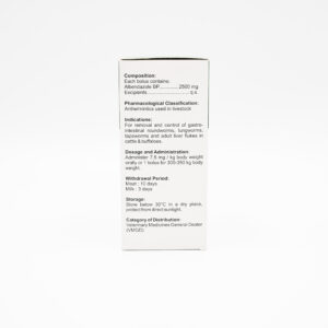 Ashialben 2500 mg Albendazole Bolus by ASL