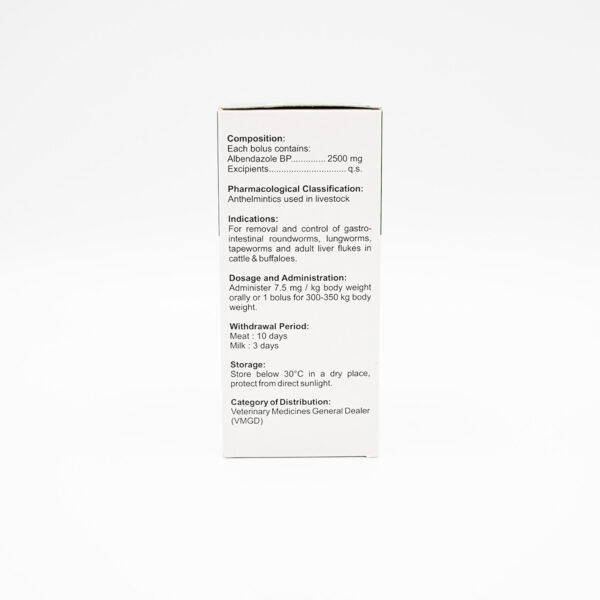 Ashialben 2500 mg Albendazole Bolus by ASL