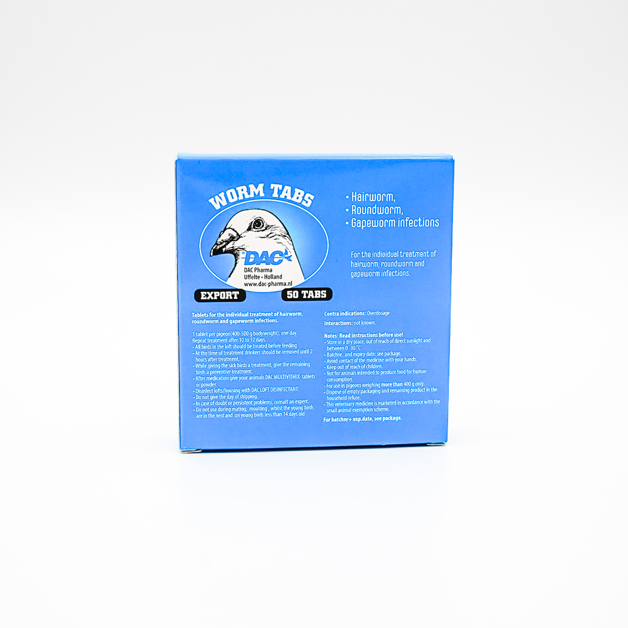 WORM ALL IN ONE TABLETS 50TAB, 5STRIPS - DAC