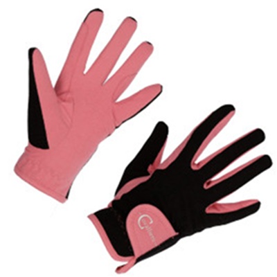 3210554, KIDS RIDING GLOVES LILLI BLACKPINK, SIZE M KERBL