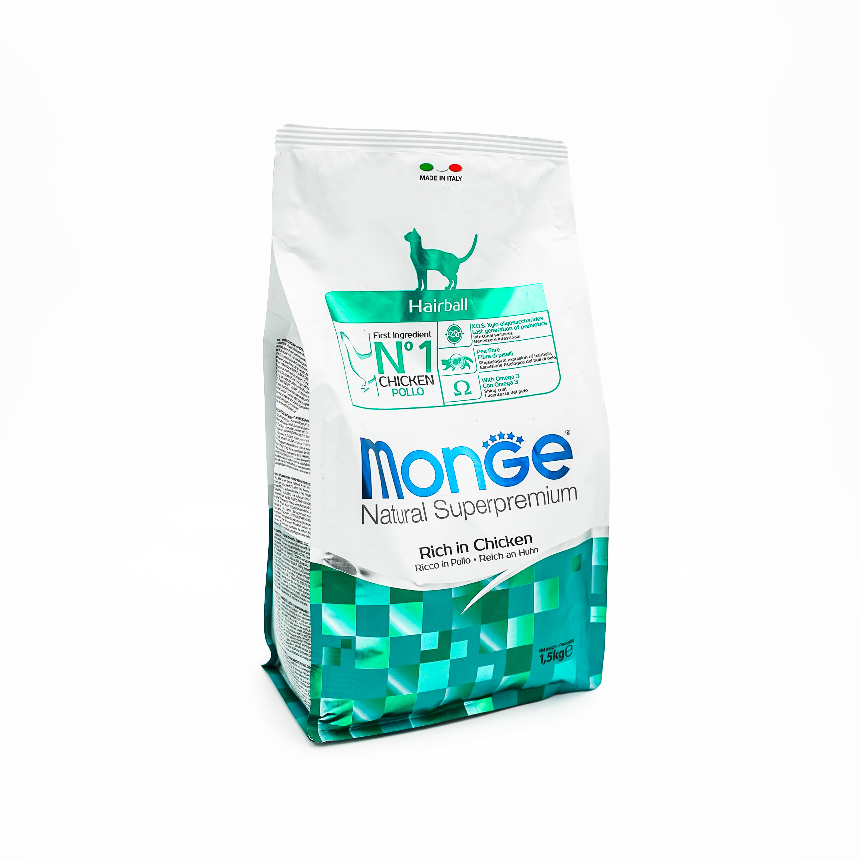 Monge Natural Superpremium Hairball – Rich in Chicken