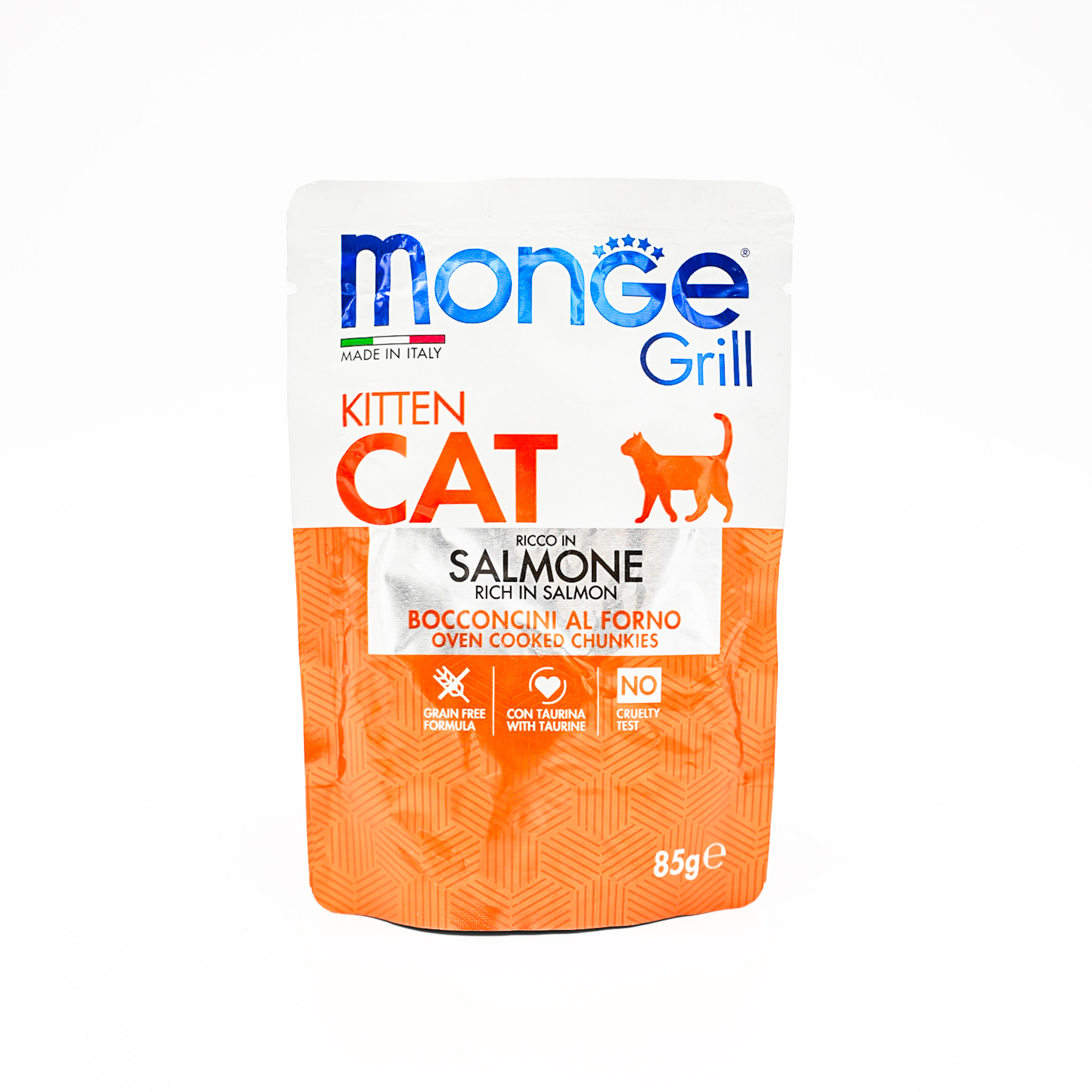 Monge Grill Kitten Cat Rich in Salmon