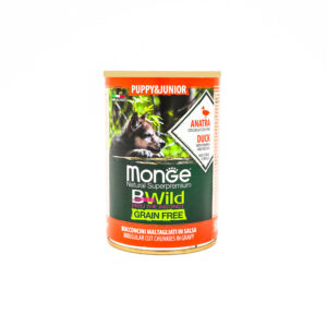 Monge Bwild Grain Free Puppy – Duck with Pumpkin & Zucchini