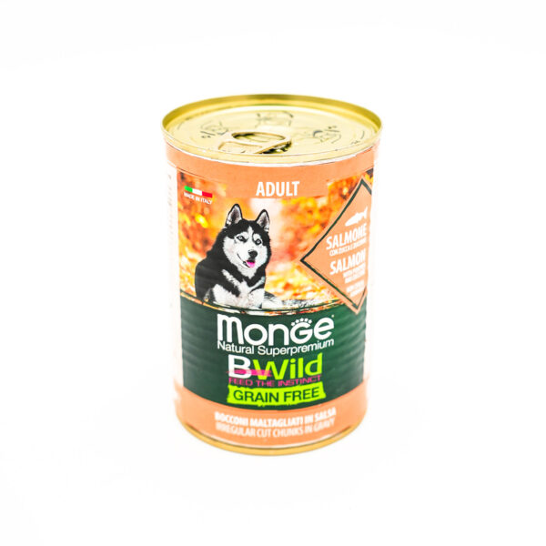 Monge BWild Grain-Free Adult Dog – Salmon with Pumpkin & Zucchini
