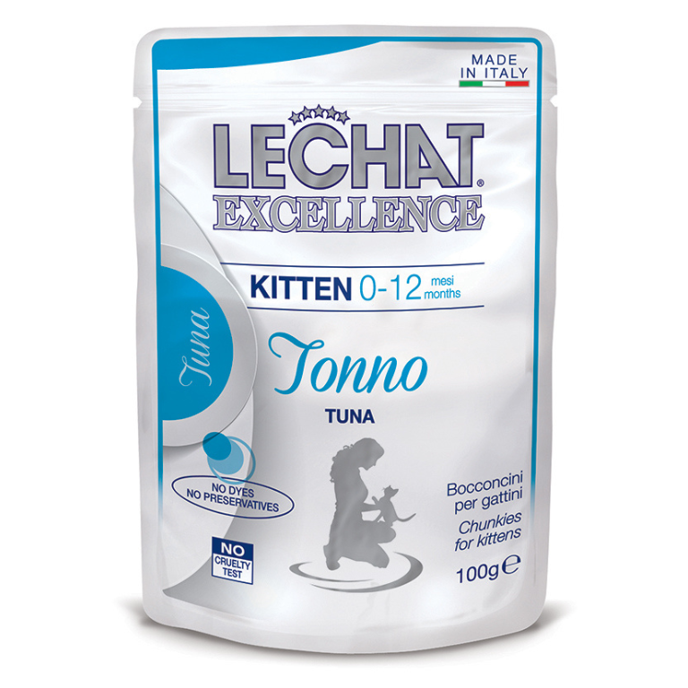 LeChat Excellence Kitten Chunkies with Tuna-monge