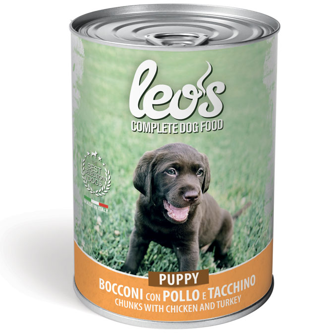 Leo’s Puppy Chunks with Chicken and Turkey-monge