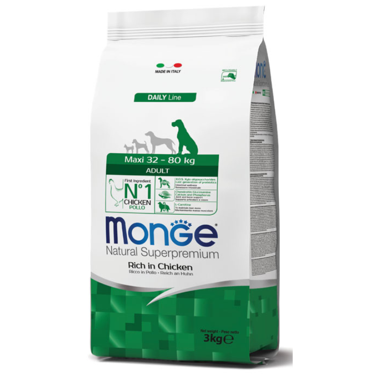Monge Natural Superpremium Maxi Adult Rich in Chicken