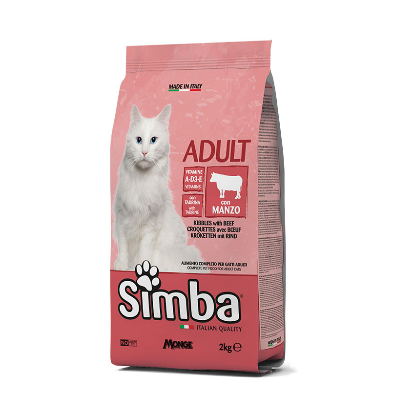 Simba Adult Cat kibbles with Beef-monge copy