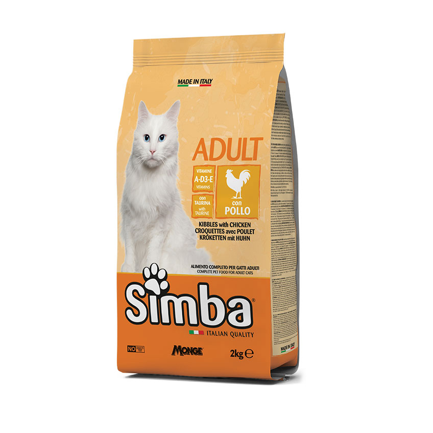 Simba Adult Cat kibbles with Chicken-monge