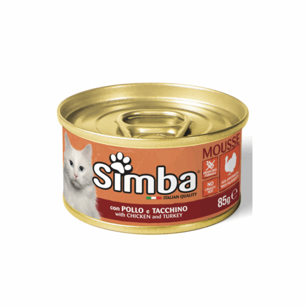 Simba Cat Mousse with Chicken and Turkey-monge