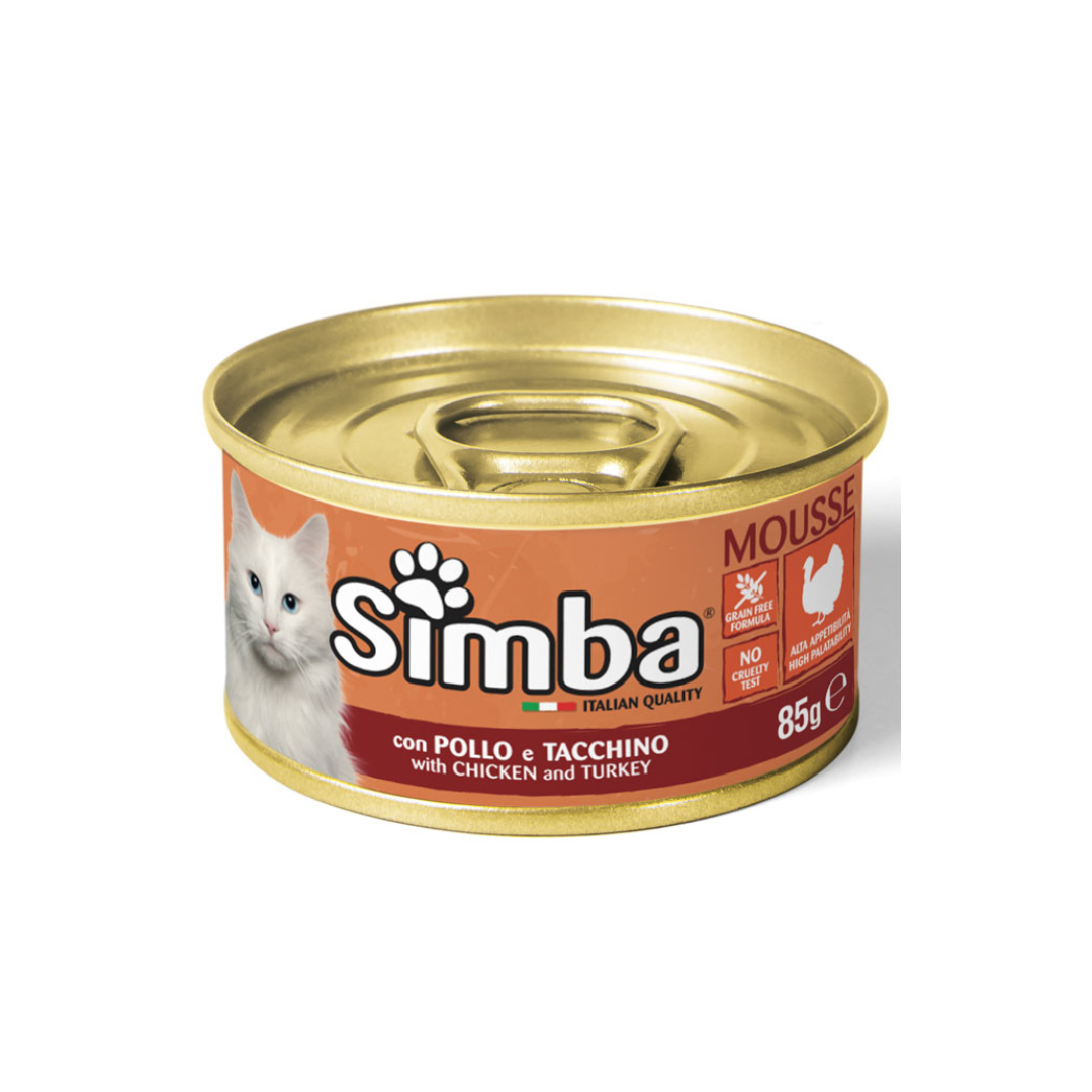 Simba Cat Mousse with Chicken and Turkey-monge