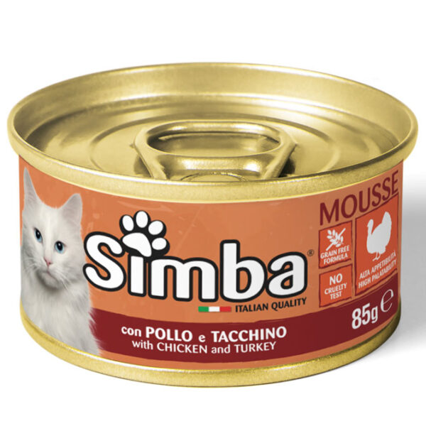 Simba Cat Mousse with Chicken and Turkey-monge