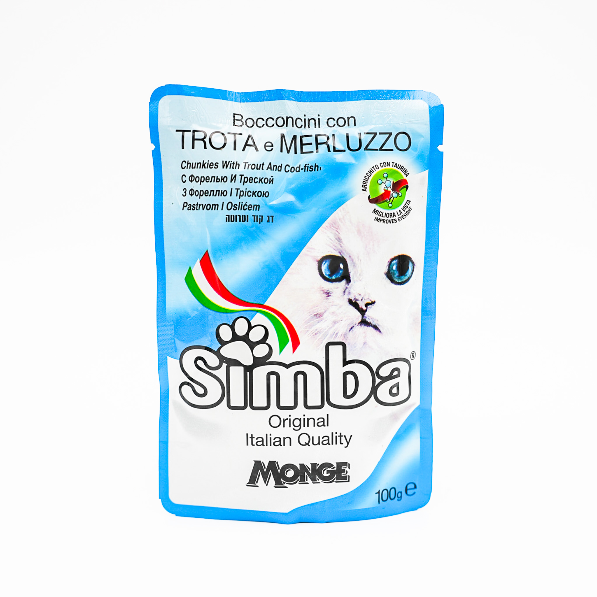 Simba Cat Chunkies with Trout and Cod Fish – 100g