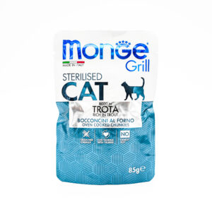 Monge Grill Cat Sterilised Trout – 85g