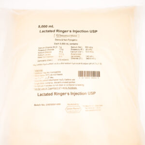 Lactated Ringer’s Injection USP 5000 ml by Qatar Pharma