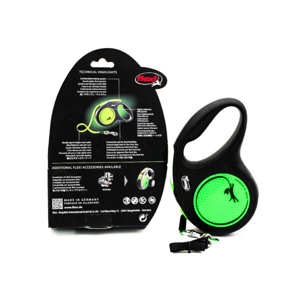 Flexi New Neon Tape Leash by Trixie