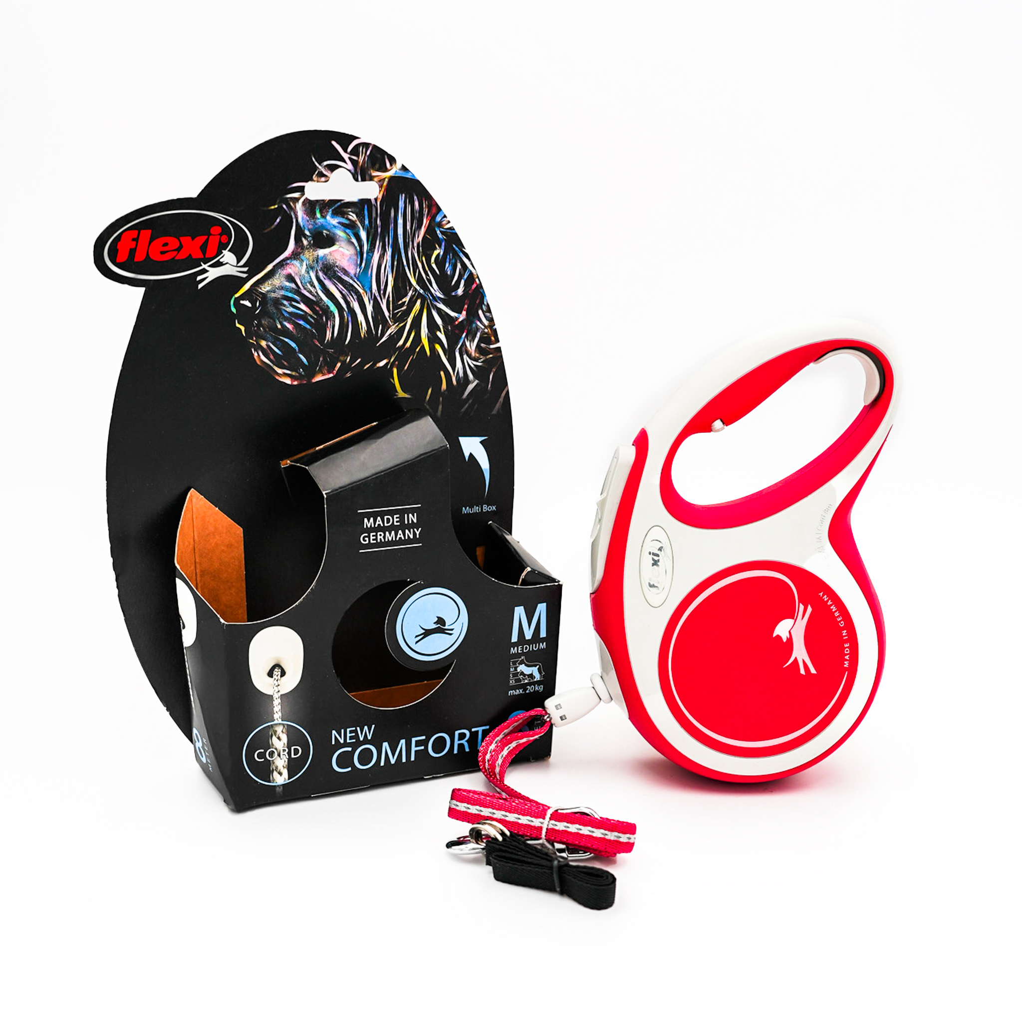Flexi New Comfort Cord Leash by Trixie (Sizes S–M: 5 m & 8 m)