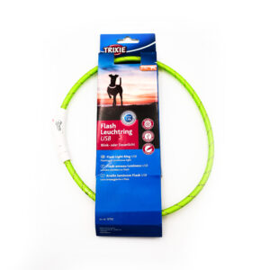 Flash Light Ring USB Green by Trixie