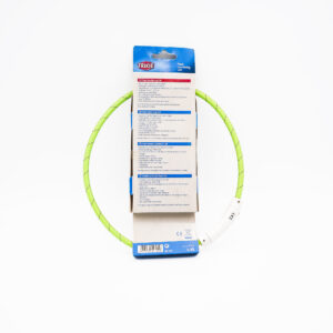 Flash Light Ring USB Green by Trixie