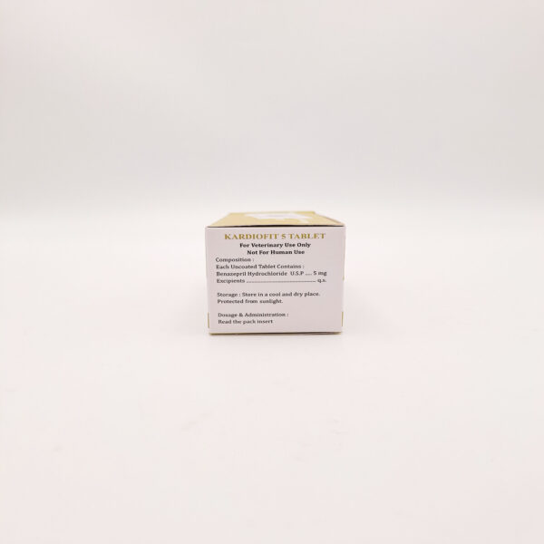 Kardiofit 5 mg Tablets (Benazepril Hydrochloride) by Reyyaansh