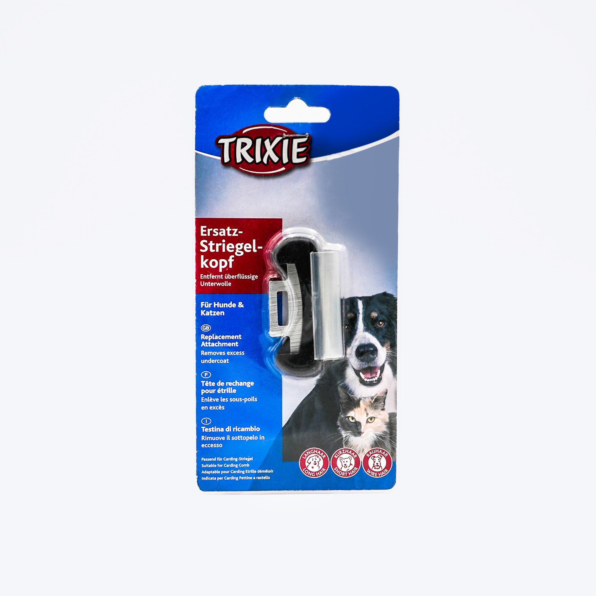Blade Replacement Head for Carding Groomer by Trixie