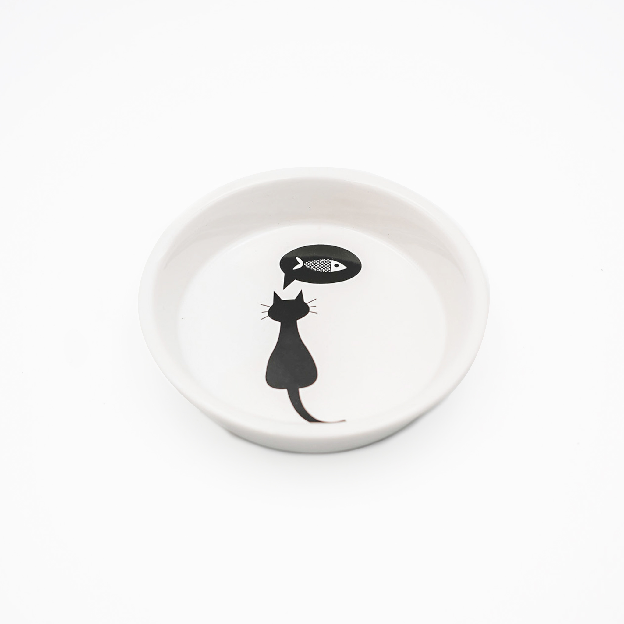 Ceramic Bowl Cat/Fish by Trixie