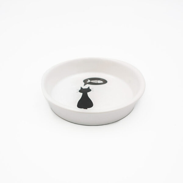 Ceramic Bowl Cat/Fish by Trixie