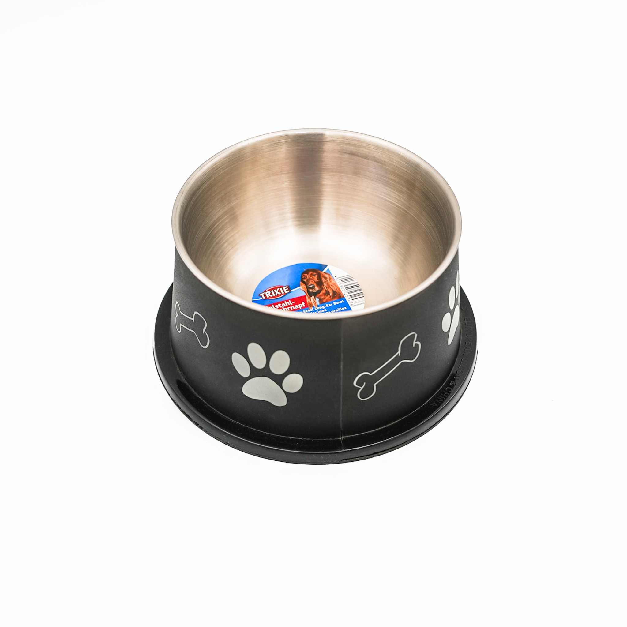 Long‑Ear Bowl – Stainless Steel, Plastic Coated by Trixie