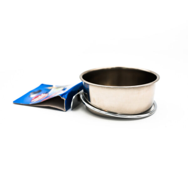 Hanging Bowl with Holder (Stainless Steel) by Trixie