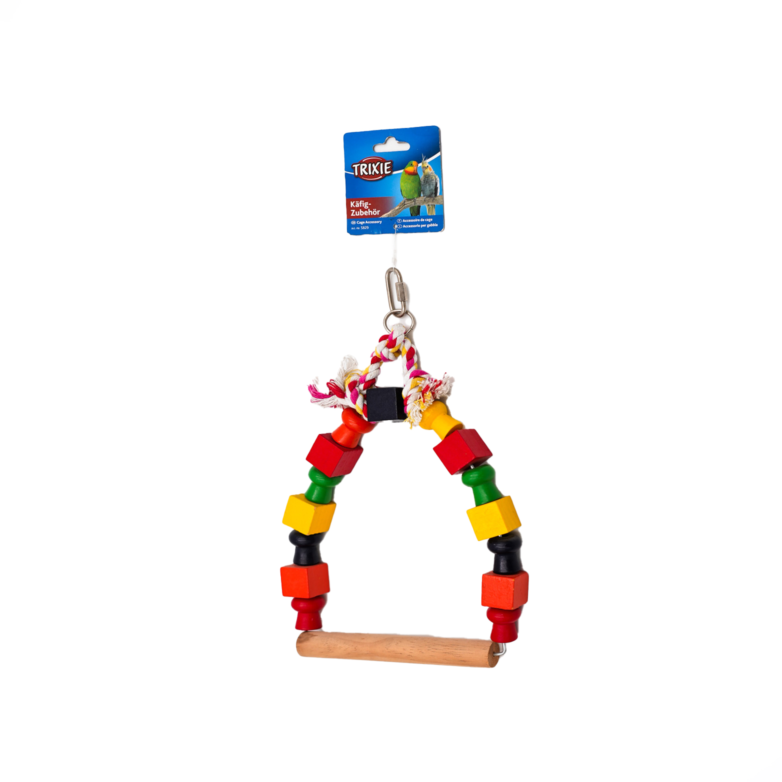 Arch Swing with Colourful Wooden Blocks by Trixie