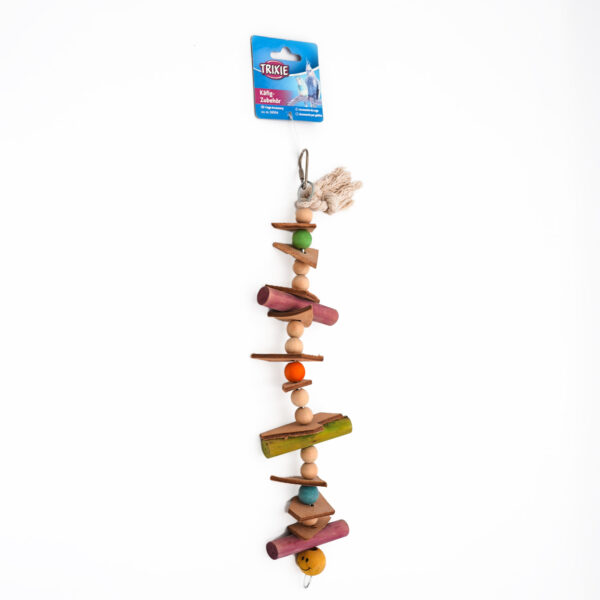 Wooden Toy with Leather by Trixie