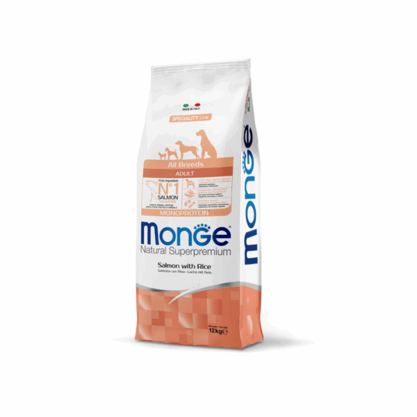 All Breeds Adult Salmon with Rice by Monge