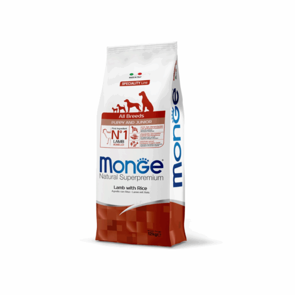 All Breeds Puppy & Junior Lamb with Rice by Monge