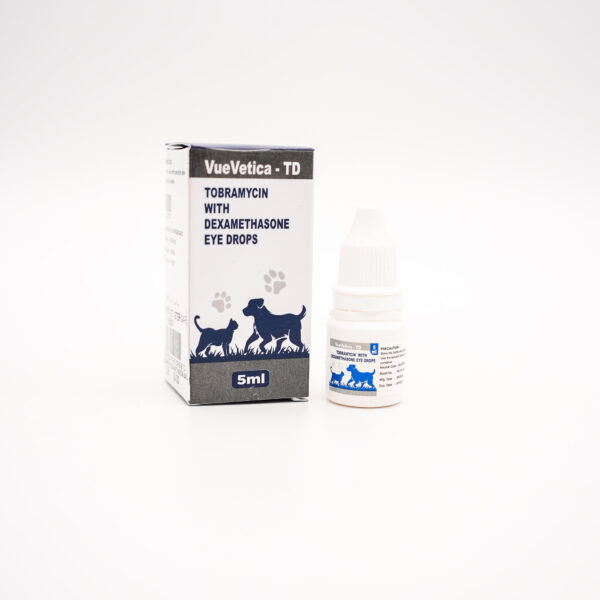 VueVetica-TD Eye Drops (Tobramycin + Dexamethasone) by Reyyaansh