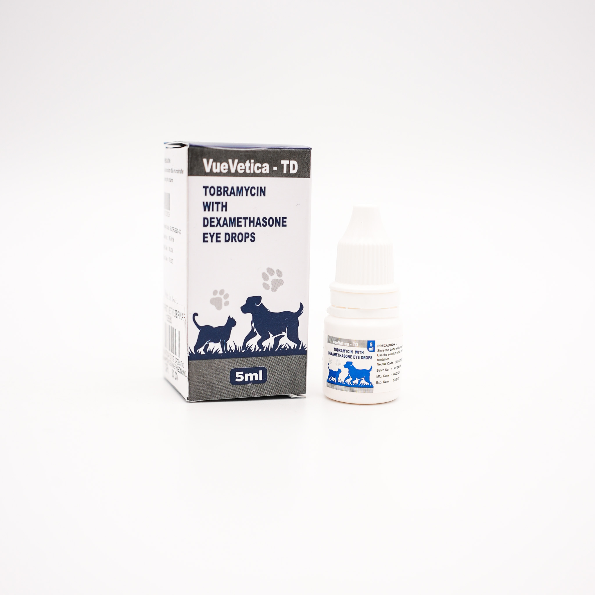 VueVetica-TD Eye Drops (Tobramycin + Dexamethasone) by Reyyaansh