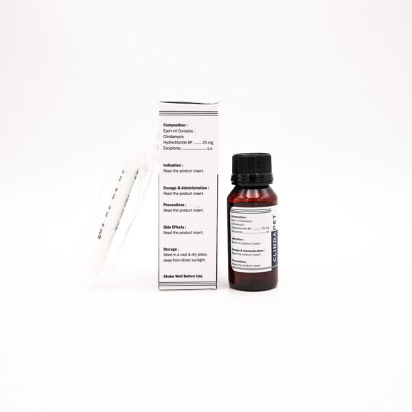 Clindapet 25 mg/mL Clindamycin Oral Solution by Reyaansh
