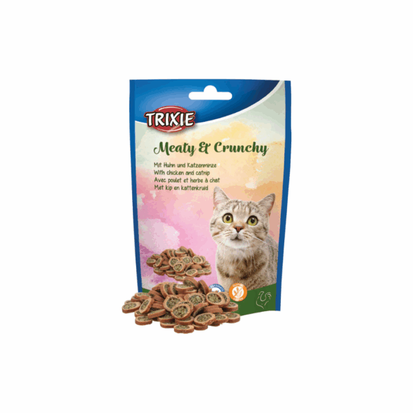 Meaty & Crunchy with Chicken & Catnip by Trixie
