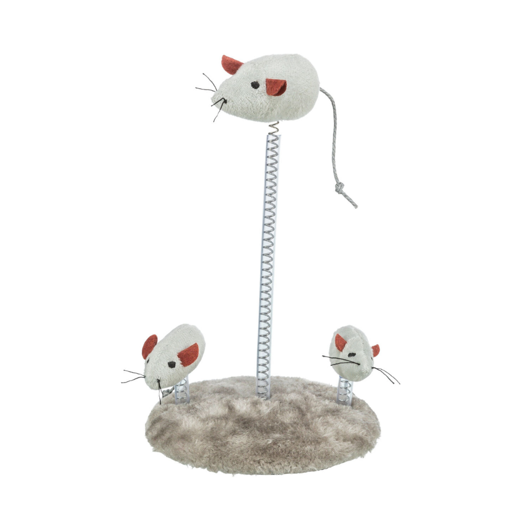 Mouse Family on Spiral Springs by Trixie